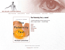 Tablet Screenshot of michaellowenthal.com